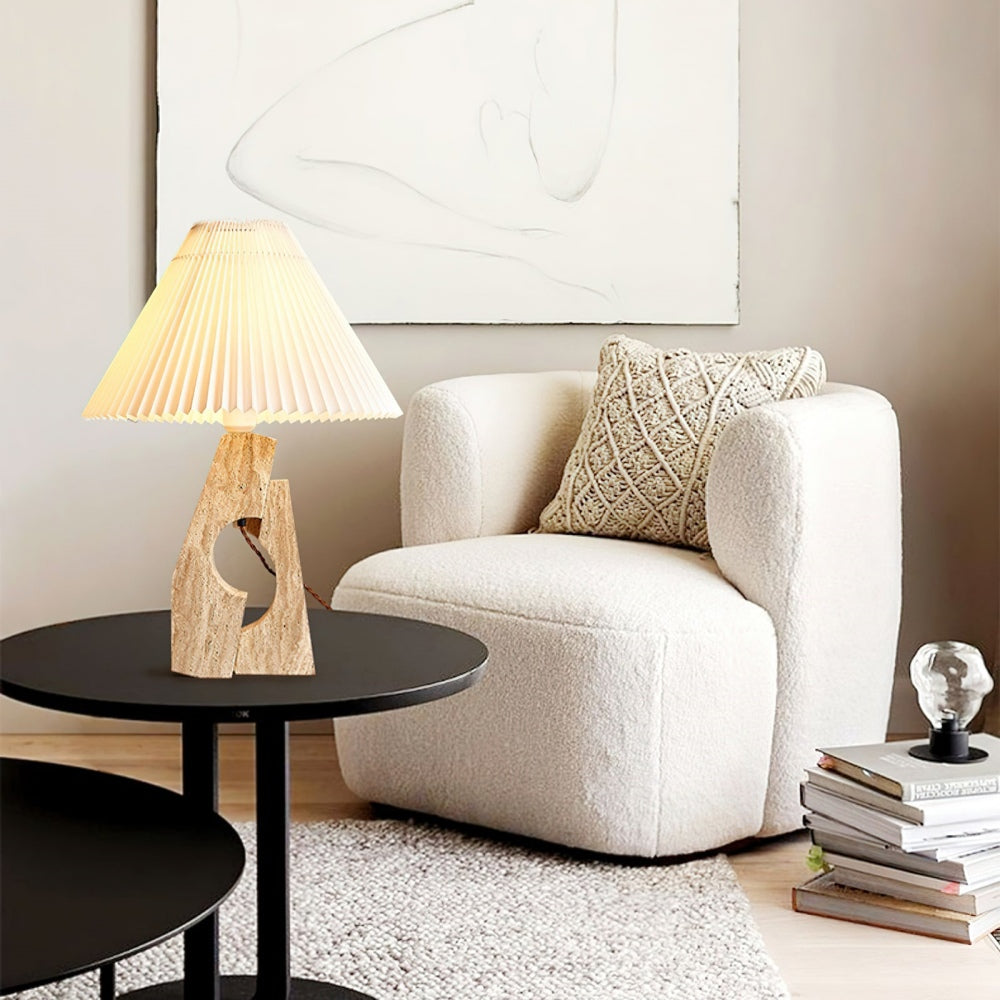 Modern Artistic Stone Pillar Table Lamp